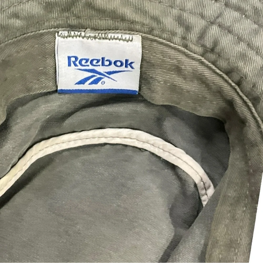 🪖 Vintage Reebok Bucket Hat 🧟‍♂️ Olive Green‎ M Streetwear Drip